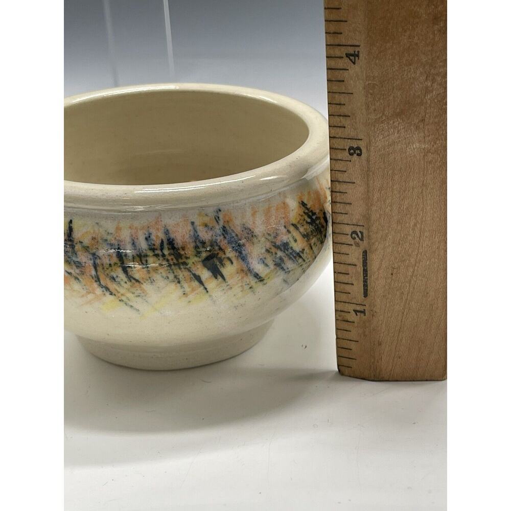 Marble Clay SMALL Bowl Rose Vase Candle Holder 4.5" Mortar‎ - Picture 7 of 8